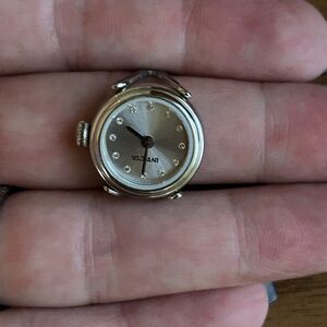 Invicta Angel Silver Tone Ring Watch – Adjustable Band